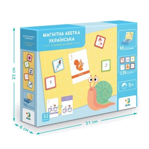 Розвиваюча магнітна гра Українська Азбука DoDo 200213