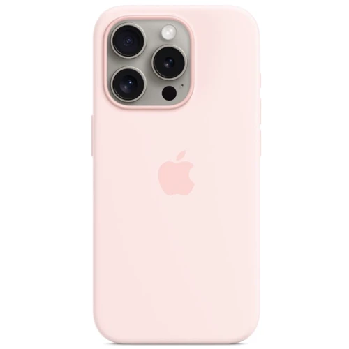 Чохол для iPhone Apple for iPhone 15 Pro Silicone Case with MagSafe Light Pink (MT1F3) 