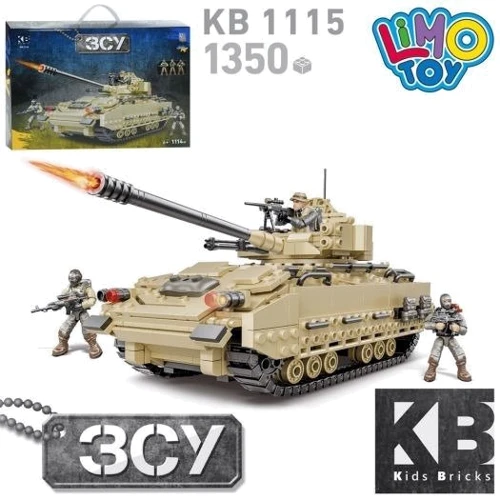 Конструктор Limo Toy Военная техника Танк 1114 дет. (KB 1115): Производитель Limo Toy