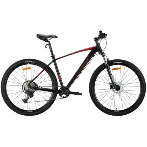 Велосипед Leon TN-70 AM Hydraulic lock out HDD 29" рама-19" черный с красным (матовый) 2024 (OPS-LN-29-180)