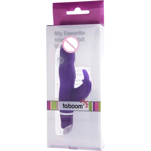 Мини вибратор кролик Taboom My Favorite Mini Rabbit, 12,5х2,5 см, пурпурный