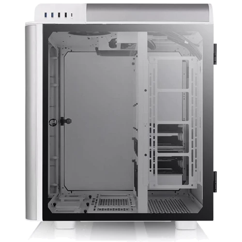 Корпус Thermaltake Level 20 HT Snow White (CA-1P6-00F6WN-00): Матеріал передній панелі загартоване скло 4мм, пластик, сталь