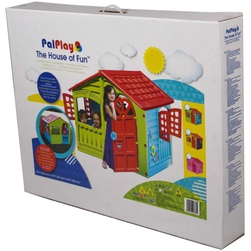 Игровой дом PalPlay Веселье и развлечения 130х111х115 см (M780): Материал пластик