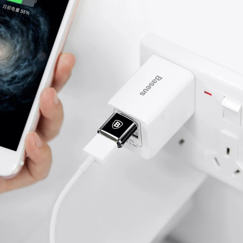 Адаптер Baseus Adapter USB-C to USB Female Black (CATOTG-01) фото 8