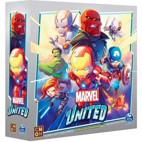 Настільна гра Geekach Games Marvel United. Українське видання: Вік от 14-ти лет