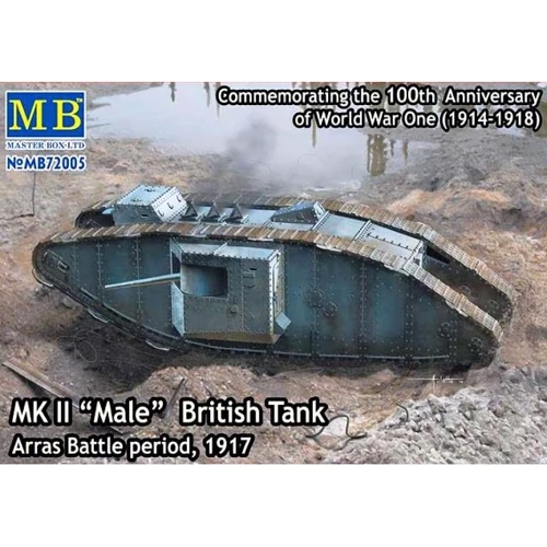 Модель Master Box Британский танк Mk II "Male" (MB72005)