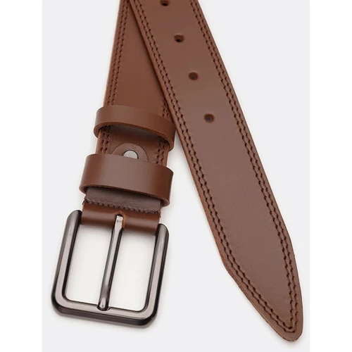 Мужской ремень Borsa Leather коричневый (V1115FX51-brown): Пол Мужской