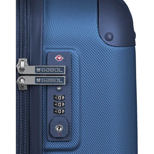 Чемодан Gabol Balance XP (L) Blue (123447-003): Тип ручки Телескопическая ручка, Короткая ручка