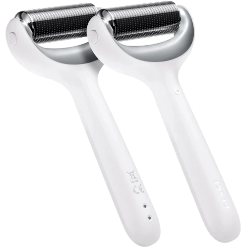 Электронный роллер для лица и тела с микроиглами GESKE MicroNeedle Face&Body Roller 8в1 white фото 3