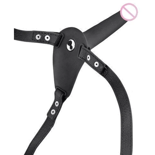 Страпон с вибрацией Fetish Tentation Vibrating Strap-On with Dildo Black