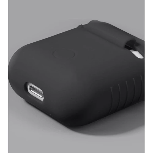 Чехол для наушников LAUT POD Charcoal Black (LAUT_AP_POD_BK) for Apple AirPods фото 3