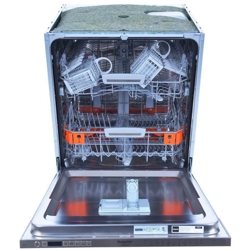 Встраиваемая посудомоечная машина Hotpoint-Ariston HIO 3O32 WG: Цвет нержавеющая сталь