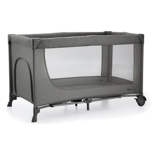 Ліжко-манеж Kinderkraft Joy 2 Dark Grey (KLJOY02DGR00000): Матеріал пластик