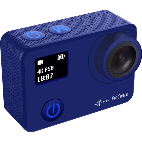 Экшн камера AIRON ProCam 8 Blue (4822356754475): Разрешение видео 4K (2880x2160) 30/50 FPS