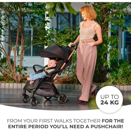 Прогулянковий візок Kinderkraft Apino Dune Beige (KSAPIN00BEG0000): Кількість блоків 1