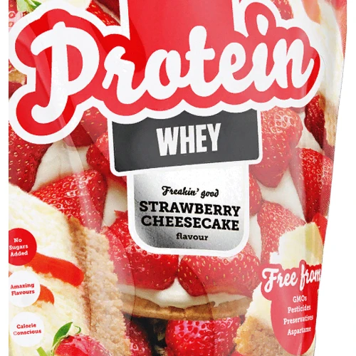 Протеин Prozis Whey Protein Freakin Good 400 g /13 servings/ Strawberry Cheesecake: Вкус Клубничный чизкейк