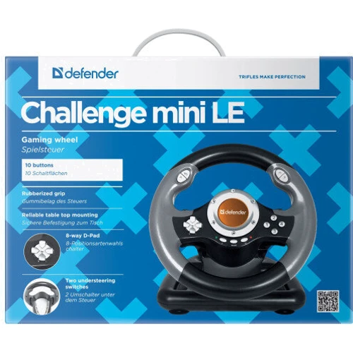 Игровой руль Defender Challenge Mini LE (64351) фото 6