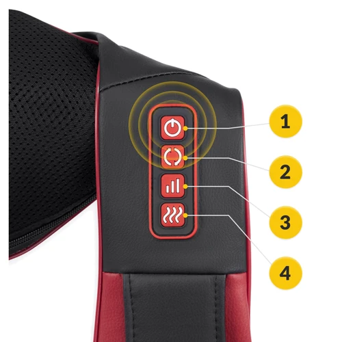 Массажер 4FIZJO Shiatsu Pro+ Black/Red (4FJ0565) фото 6