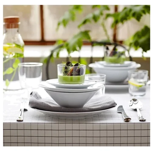 Тарілка IKEA 365+ 15 см білий (30279675): Матеріал Фарфор