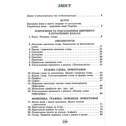 Українська мова 5 клас. Підручник: Обкладинка Твердая