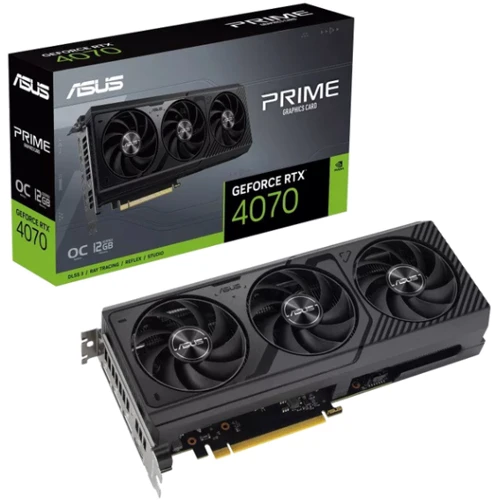 Відеокарта ASUS PRIME GeForce RTX 4070 12GB GDDR6X OC Edition (PRIME-RTX4070-O12G)