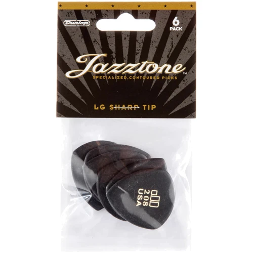 Медіатор Набір медіаторів DUNLOP Jazztone Large Point Tip Pick: Тип Медіатор