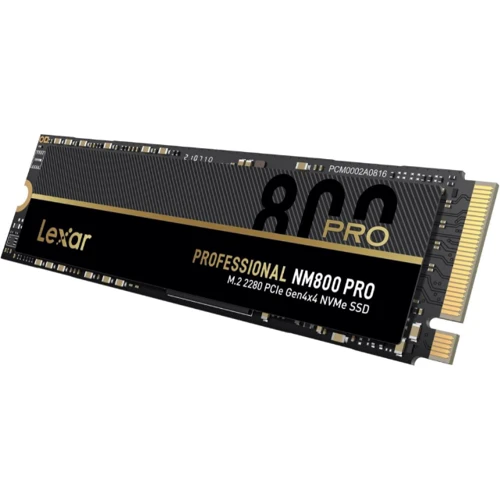 Lexar NM800 Pro 1 TB (LNM800P001T-RNNNG): Интерфейс подключения PCI-Express 4.0 (x4)