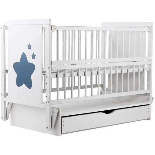 Дитяче ліжечко Babyroom Зірочка Z-03 білий (624470)