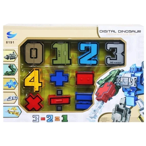 Трансформер Yuexing із цифрами 10 частин (8191): Виробник Yuexing