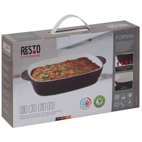 Форма для запекания Resto FORNAX 33x20x6.3 см (96112): Материал Керамика