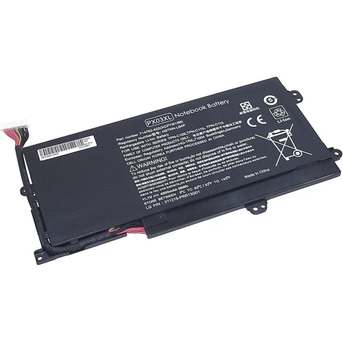 Батарея для ноутбука HP PX03XL Envy 14 11.1V Black 4500mAh OEM (064959)