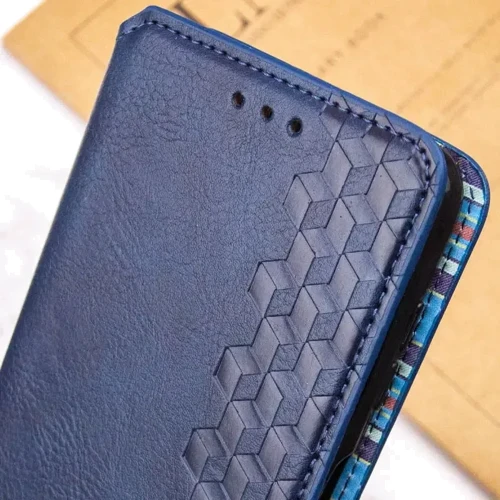 Чехол для телефонов Mobile Case Getman Cubic Blue for Samsung A366 Galaxy A36 5G / A566 Galaxy A56 5G: Материал искусcтвенная кожа