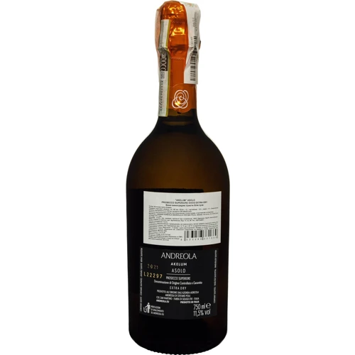 Вино игристое Akelum Asolo Prosecco Superiore Extra Dry DOCG белое экстра-сухое 0.75 л (FSH_8033286331669): Объем, л 0.75