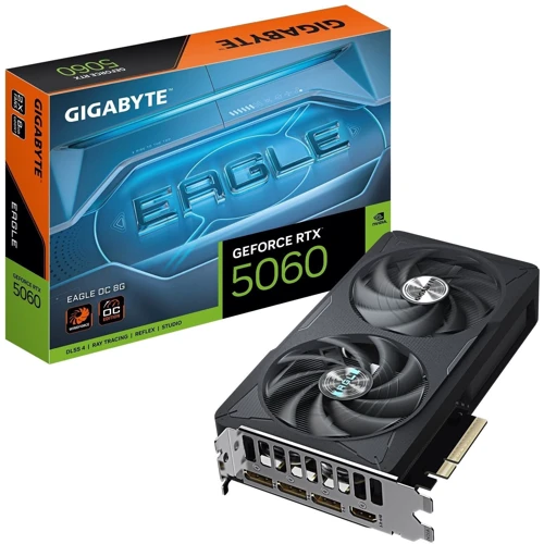 Видеокарта GIGABYTE GeForce RTX5060 8GB EAGLE OC (GV-N5060EAGLE OC-8GD) UA