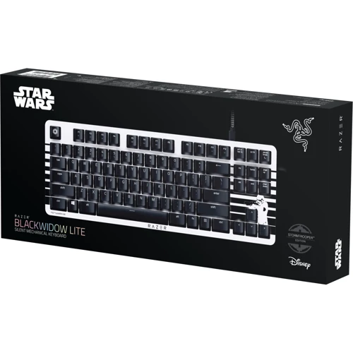 Клавиатура RAZER BlackWidow Lite Stormtrooper, ENG (RZ03-02640800-R3M1): Количество клавиш 87