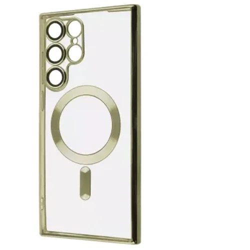 Чехол для телефонов WAVE Metal Color Case with Magnetic Ring Gold for Samsung S908 Galaxy S22 Ultra