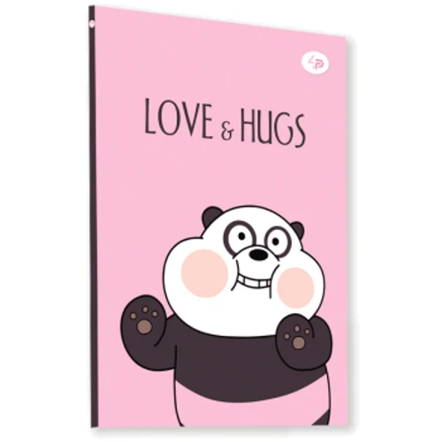 Блокнот Funny Panda А5 розовый