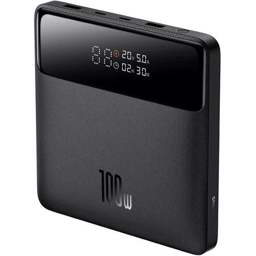 Зовнішній акумулятор Baseus Power Bank 20000mAh Blade HDEdition Digital Display 100W Black (PPBL000301)