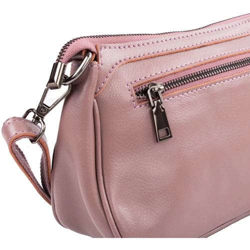 Женская сумка через плечо Valiria Fashion розовая (ODA8207-13): Тип ручки Со съемным ремнем, Плечевой ремень, Без ручки