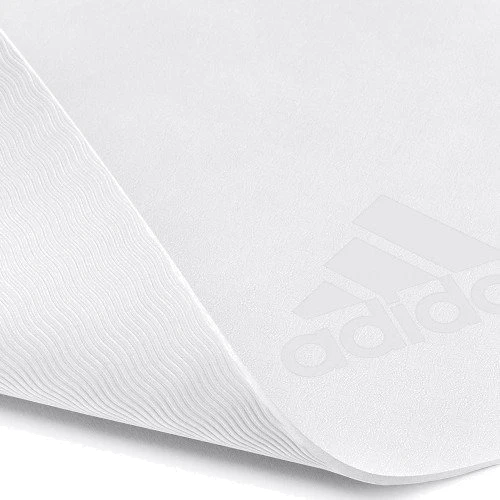 Коврик для фитнеса Adidas Premium Yoga Mat Уни белый 176х61х0.5 см (ADYG-10300WH)