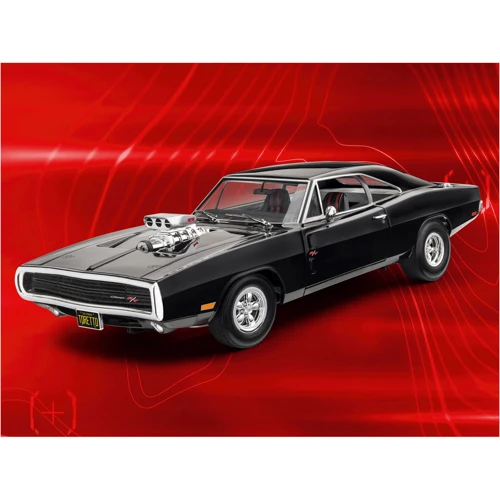 Сборная модель-копия Revell Автомобиль Додж Чарджер (1970) с к/ф "Форсаж" уровень 4 масштаб 1:25 фото 8