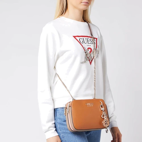 Женская сумка кросс боди Guess Sherol коричневая (HWVG7480140-CGM): Пол Женский