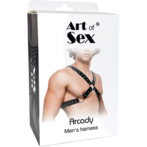 Мужская портупея Art of Sex - Arcady, черный, XS-M