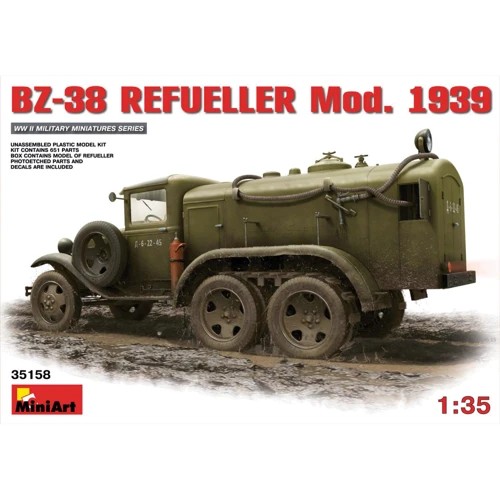 Сборная модель MiniArt Заправщик БЗ-38 образца 1939 г. (MA35158)
