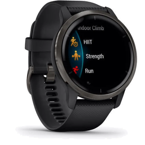 Смарт-часы Garmin Venu 2 Slate Stainless Steel Bezel with Black Case and Silicone Band (010-02430-01): Производитель Garmin