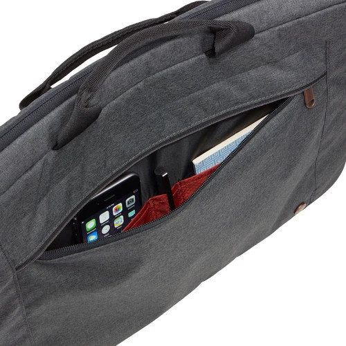 Сумка для ноутбуков Case Logic 15.6” Era Attache Obsidian (ERAA-116): Цвет серый