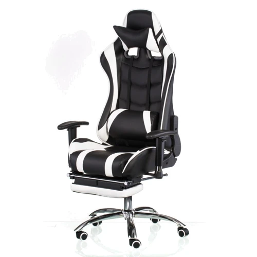 

Special4You ExtremeRace black/white with footrest (E4732)