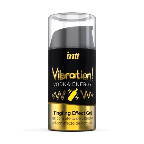 Жидкий вибратор Intt Vibration Vodka EXTRA GREEN со вкусом водки, 15 мл