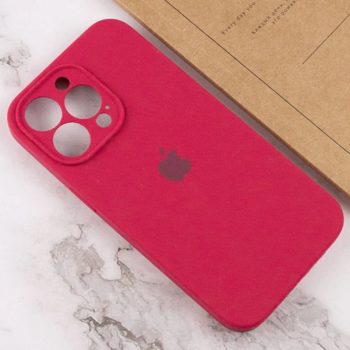 Чохол для iPhone Mobile Case Silicone Case Full Camera Protective Rose Red для iPhone 15 Pro Max: Тип чохла накладка на заднюю часть
