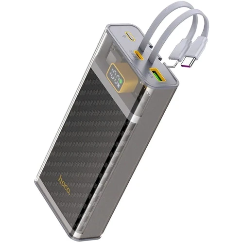 Внешний аккумулятор Hoco Power Bank 20000mAh J104A Discovery Edition with Cable 22.5W Gray: Количество USB 2